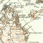 United States Geological Survey Casco Bay, ME (1916, 62500-Scale) digital map