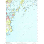 United States Geological Survey Casco Bay, ME (1957, 62500-Scale) digital map
