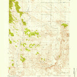 United States Geological Survey Casebier Hill, WY (1950, 24000-Scale) digital map
