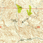 United States Geological Survey Casebier Hill, WY (1950, 24000-Scale) digital map