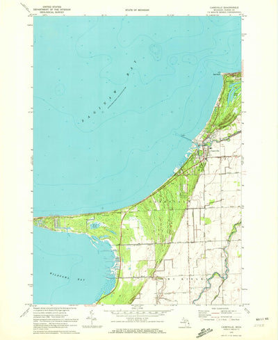 United States Geological Survey Caseville, MI (1970, 24000-Scale) digital map