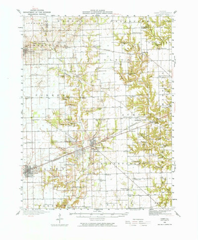United States Geological Survey Casey, IL (1942, 62500-Scale) digital map
