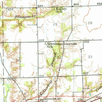 United States Geological Survey Casey, IL (1942, 62500-Scale) digital map