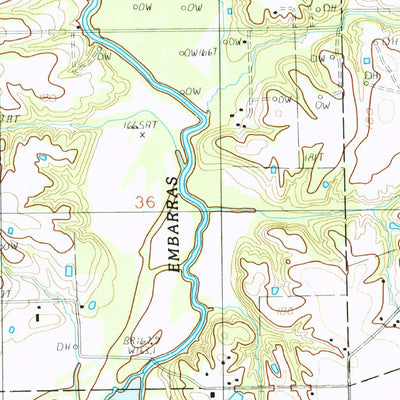 United States Geological Survey Casey, IL (1984, 24000-Scale) digital map