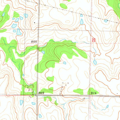 United States Geological Survey Casey, OK (1978, 24000-Scale) digital map