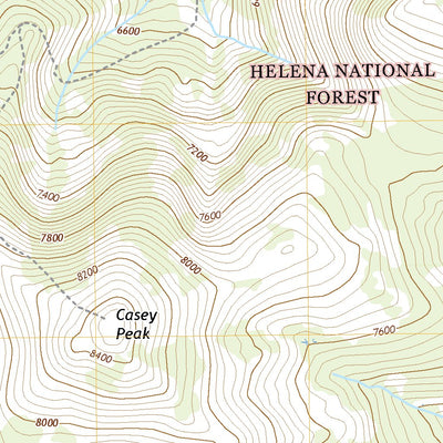 United States Geological Survey Casey Peak, MT (2020, 24000-Scale) digital map