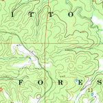 United States Geological Survey Caseyville, MS (1972, 24000-Scale) digital map