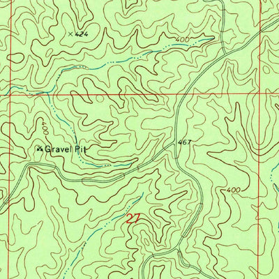 United States Geological Survey Caseyville, MS (1972, 24000-Scale) digital map
