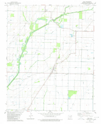 United States Geological Survey Cash, AR (1980, 24000-Scale) digital map