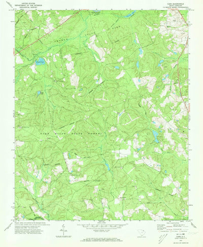 United States Geological Survey Cash, SC (1972, 24000-Scale) digital map