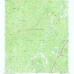 United States Geological Survey Cashes Valley, GA (1988, 24000-Scale) digital map