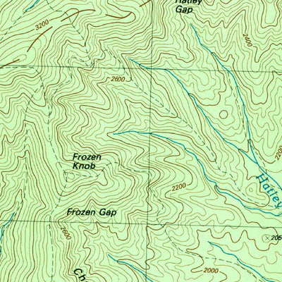 United States Geological Survey Cashes Valley, GA (1988, 24000-Scale) digital map