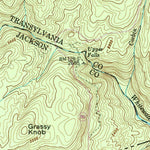 United States Geological Survey Cashiers, NC-SC-GA (1946, 24000-Scale) digital map