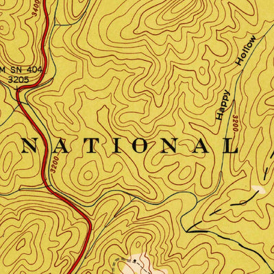 United States Geological Survey Cashiers, NC-SC-GA (1947, 24000-Scale) digital map