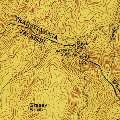 United States Geological Survey Cashiers, NC-SC-GA (1947, 24000-Scale) digital map