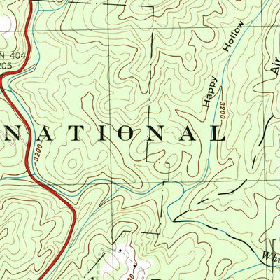 United States Geological Survey Cashiers, NC-SC-GA (1997, 24000-Scale) digital map