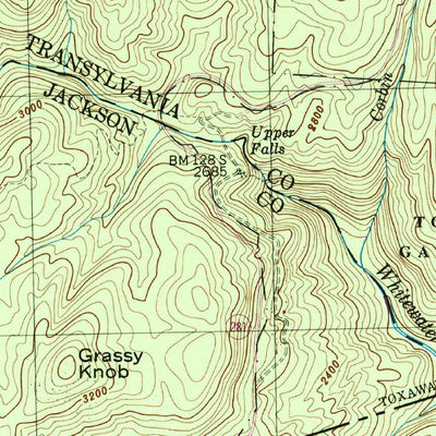 United States Geological Survey Cashiers, NC-SC-GA (1997, 24000-Scale) digital map