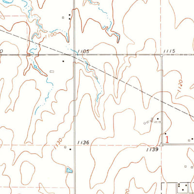 United States Geological Survey Cashion, OK (1970, 24000-Scale) digital map