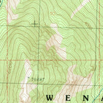 United States Geological Survey Cashmere Mountain, WA (1989, 24000-Scale) digital map