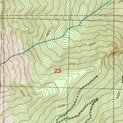 United States Geological Survey Cashmere Mountain, WA (2003, 24000-Scale) digital map