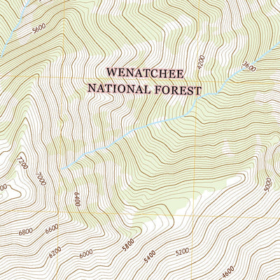 United States Geological Survey Cashmere Mountain, WA (2020, 24000-Scale) digital map