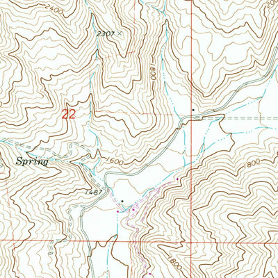 United States Geological Survey Cashmere, WA (1968, 24000-Scale) digital map