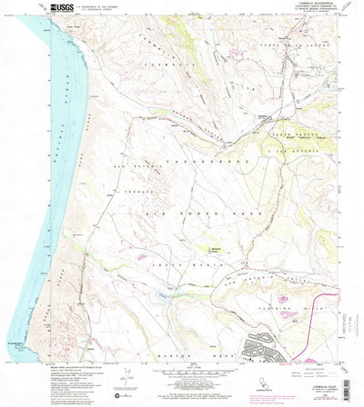 United States Geological Survey Casmalia, CA (1959, 24000-Scale) digital map
