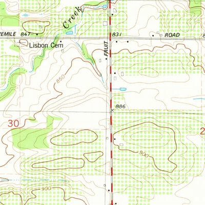 United States Geological Survey Casnovia, MI (1980, 24000-Scale) digital map
