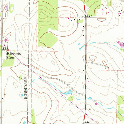 United States Geological Survey Cason, TX (1964, 24000-Scale) digital map