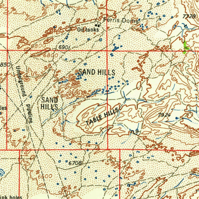 United States Geological Survey Casper, WY (1958, 250000-Scale) digital map