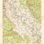 United States Geological Survey Caspiana, LA (1948, 62500-Scale) digital map