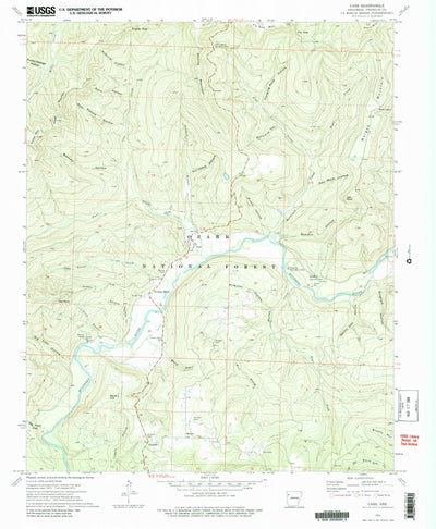 United States Geological Survey Cass, AR (1973, 24000-Scale) digital map