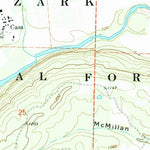 United States Geological Survey Cass, AR (1973, 24000-Scale) digital map