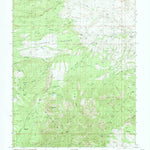 United States Geological Survey Cass Creek Peak, UT (1987, 24000-Scale) digital map