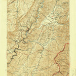 United States Geological Survey Cass, WV-VA (1924, 62500-Scale) digital map