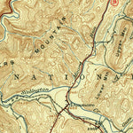 United States Geological Survey Cass, WV-VA (1924, 62500-Scale) digital map