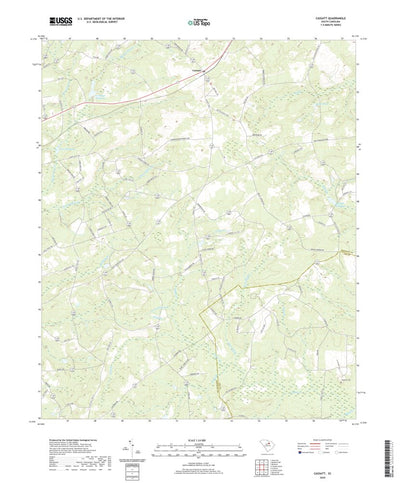 United States Geological Survey Cassatt, SC (2020, 24000-Scale) digital map