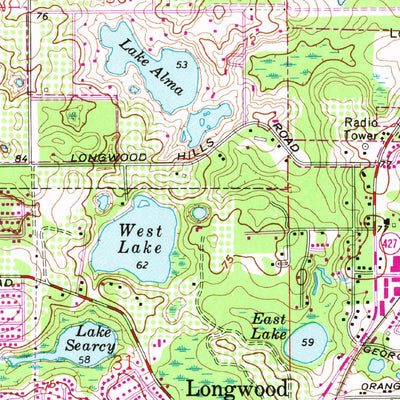 United States Geological Survey Casselberry, FL (1962, 24000-Scale) digital map