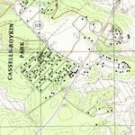 United States Geological Survey Cassells-Boykin Park, TX (1984, 24000-Scale) digital map