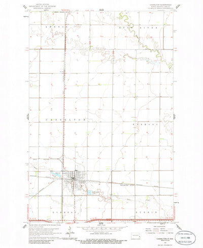 United States Geological Survey Casselton, ND (1961, 24000-Scale) digital map
