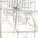 United States Geological Survey Casselton, ND (1961, 24000-Scale) digital map