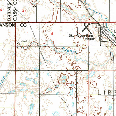 United States Geological Survey Casselton, ND (1986, 100000-Scale) digital map