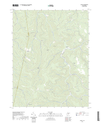 United States Geological Survey Cassity, WV (2023, 24000-Scale) digital map