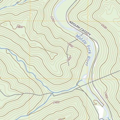 United States Geological Survey Cassity, WV (2023, 24000-Scale) digital map