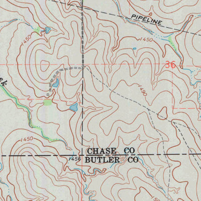United States Geological Survey Cassoday, KS (1967, 24000-Scale) digital map