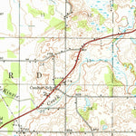 United States Geological Survey Cassopolis, MI-IN (1945, 62500-Scale) digital map