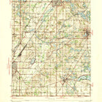 United States Geological Survey Cassopolis, MI-IN (1947, 62500-Scale) digital map