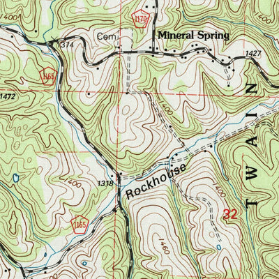 United States Geological Survey Cassville, MO (1999, 24000-Scale) digital map