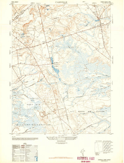 United States Geological Survey Cassville, NJ (1948, 24000-Scale) digital map
