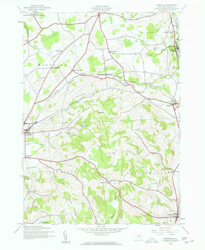 United States Geological Survey Cassville, NY (1943, 24000-Scale) digital map